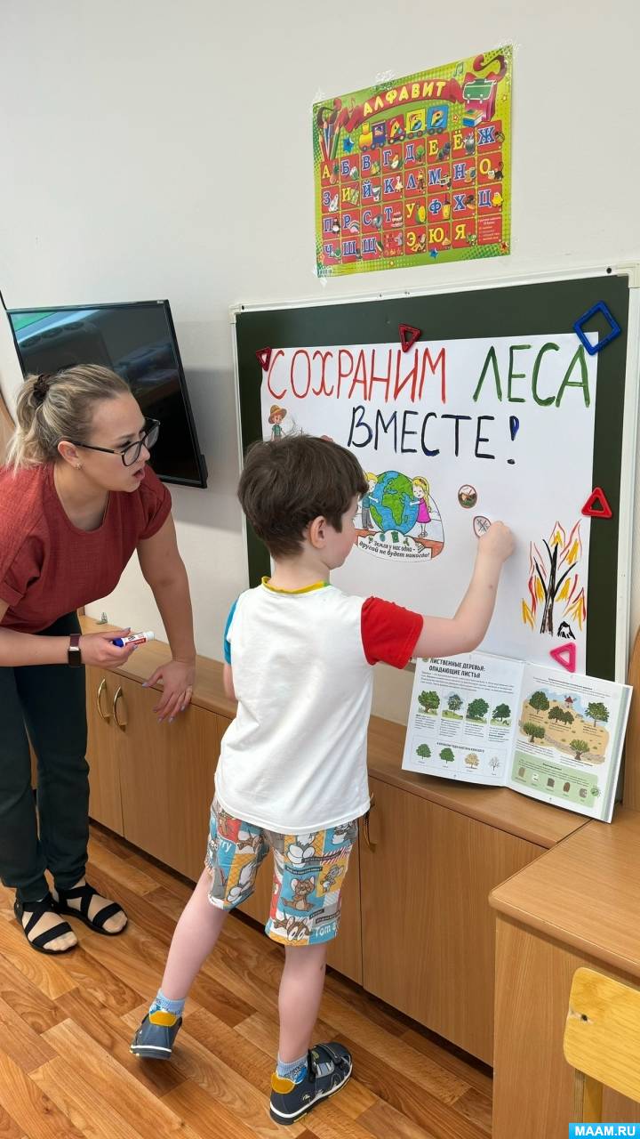Конспект занятия по окружающему миру для детей 6–7 лет «Берегите лес»