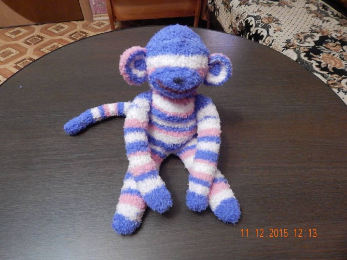 Характеристики товара Набор для творчества Развивашки игрушка из носков обезьянка фреди Т3364