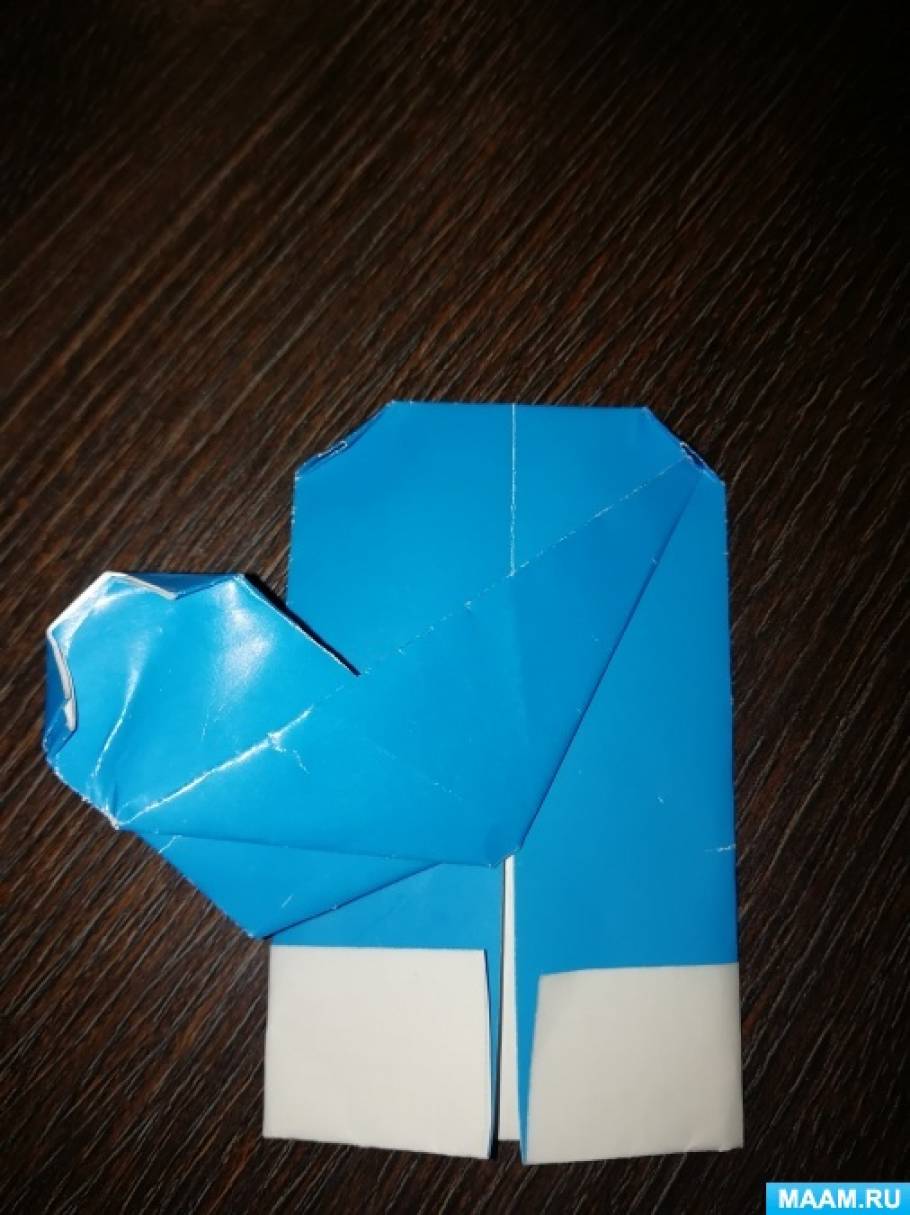 Как сложить треугольный модуль оригами