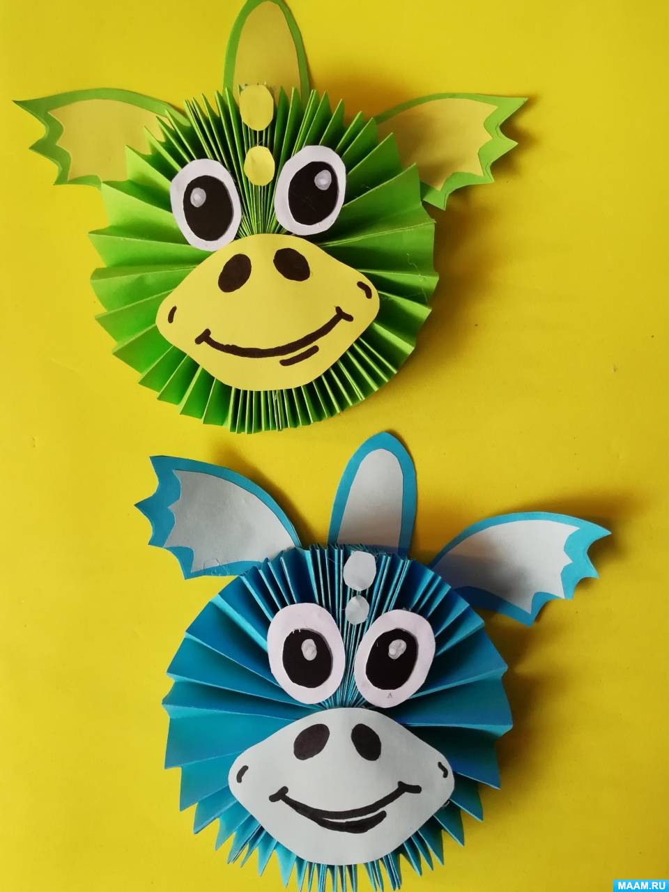 Мастер-класс по изготовлению поделки «Дракончики» из бумаги с ...