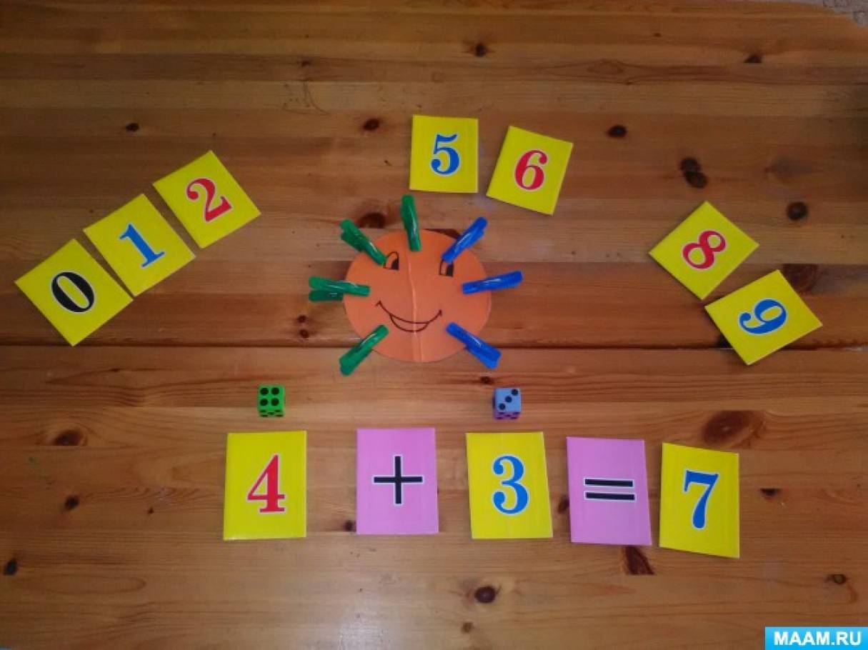 Игры по математике в младшей