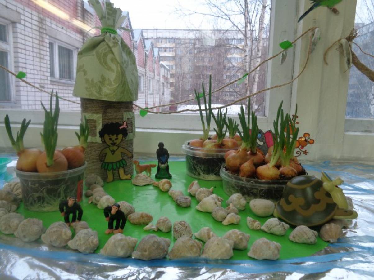 Оформление огорода на подоконнике «Африканский огород» (5 фото ...