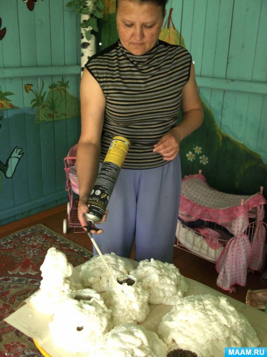 Поделки из монтажной пены