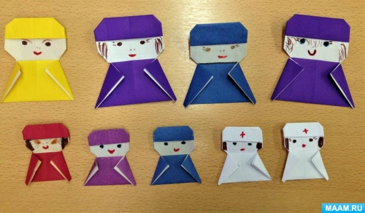 Панно из бумаги «Лесные жители» - оригами с элементами аппликации для детей 4-6 лет поэтапно с фото