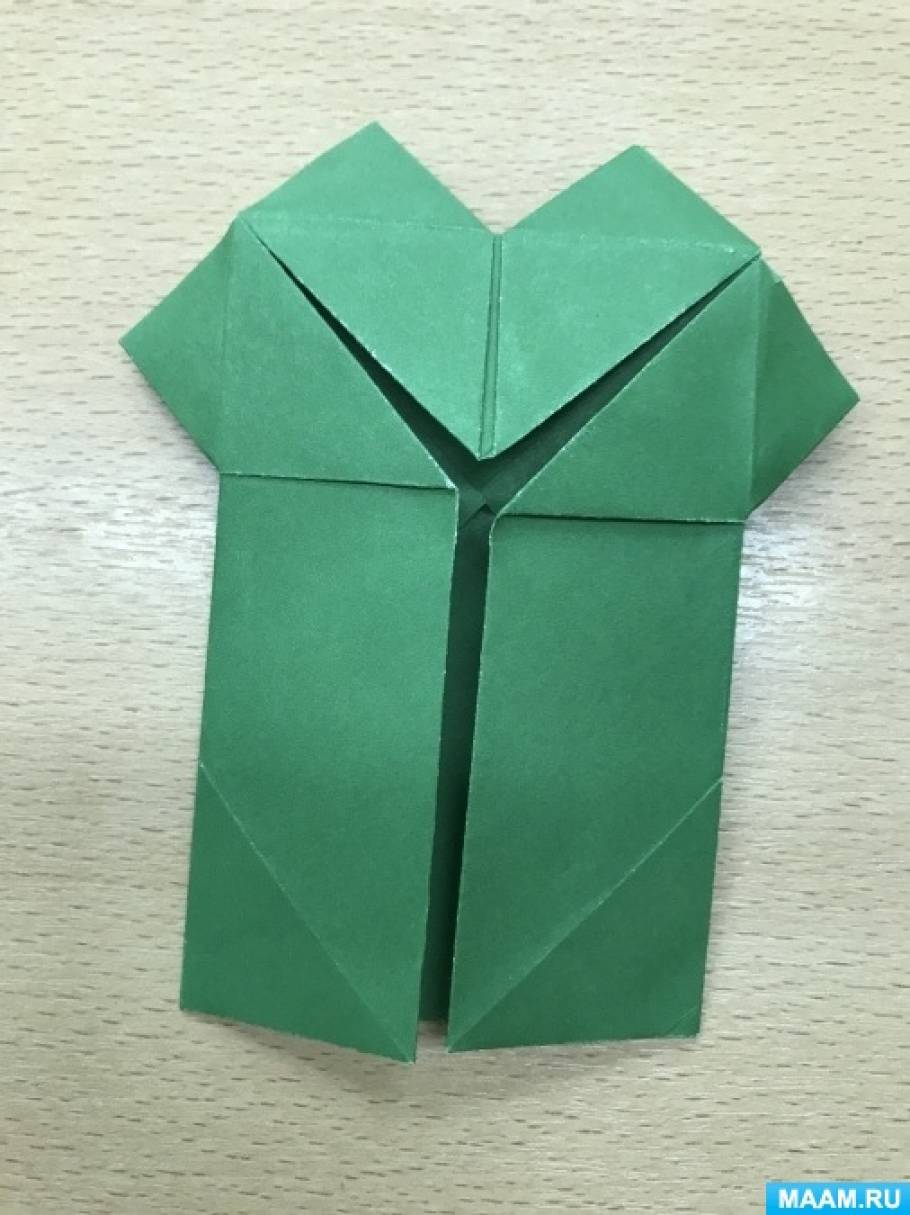 Петух из бумаги - схема сборки оригами по шагам