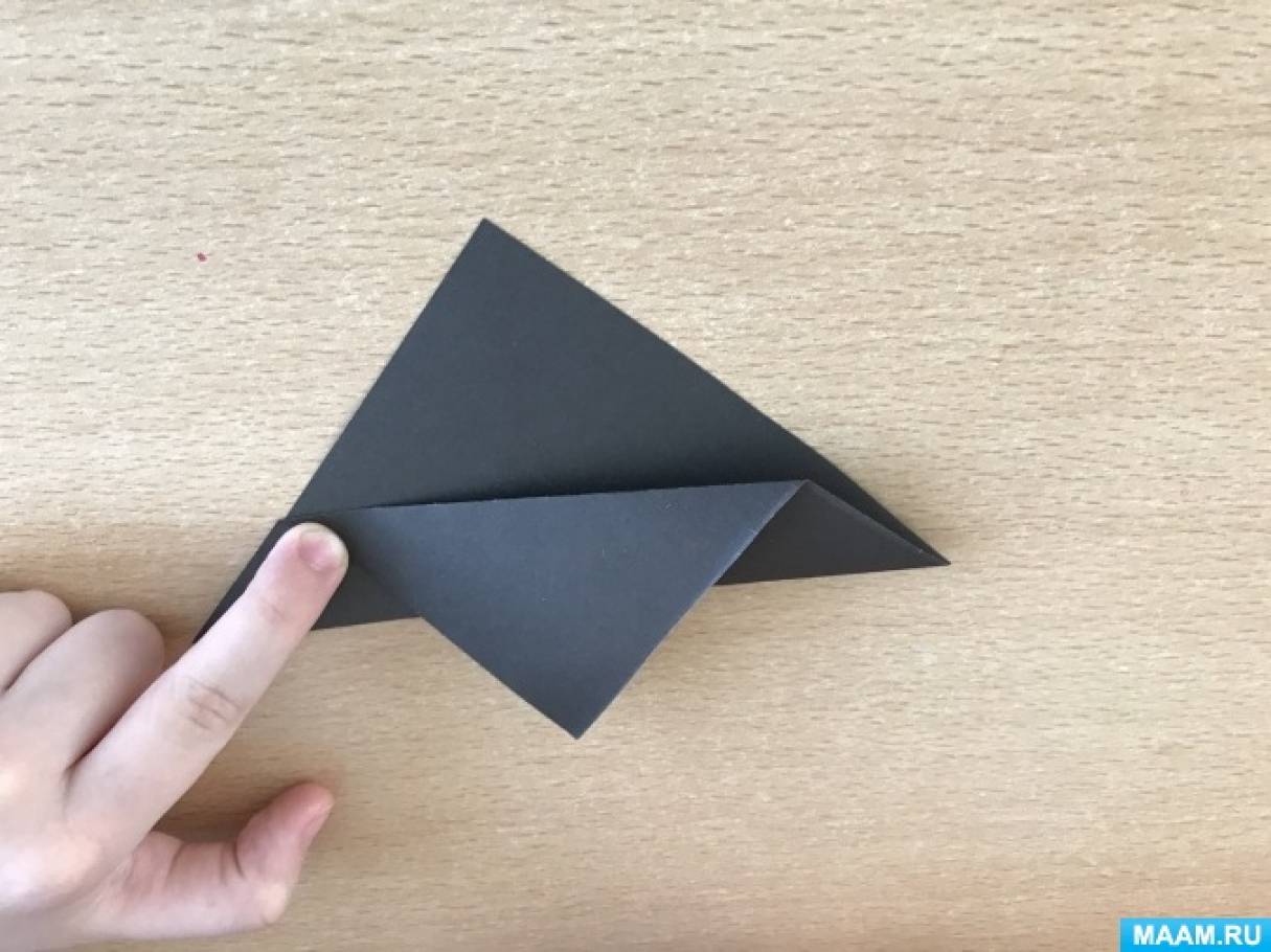 Оригами скворец