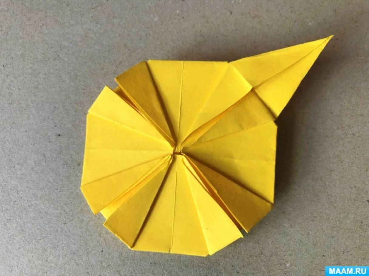 Оригами солнышко