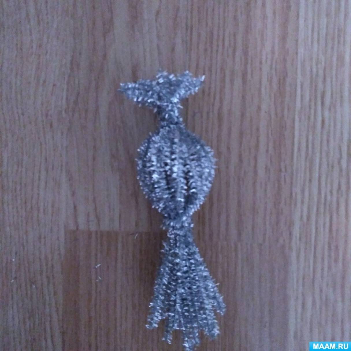 ангел из синельной проволоки своими руками