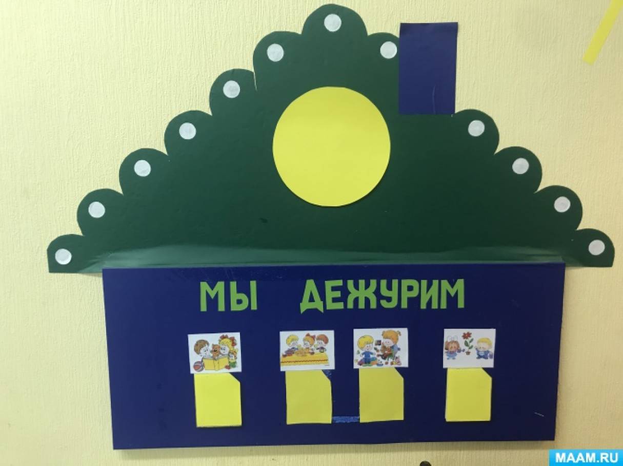 Оформление помещения «Уголок дежурств»