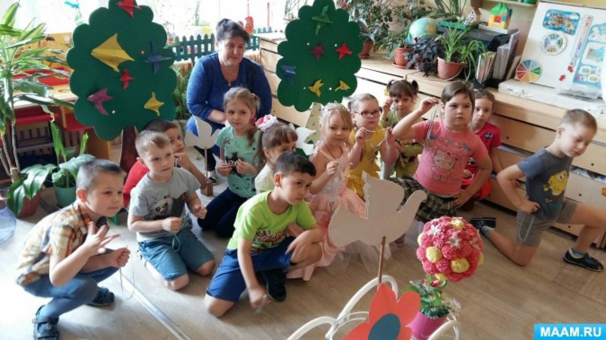 Конспект ОД по конструированию из бумаги в технике оригами «Птички» Фото Конспект ОД по конструированию из бумаги в технике оригами «Птички»