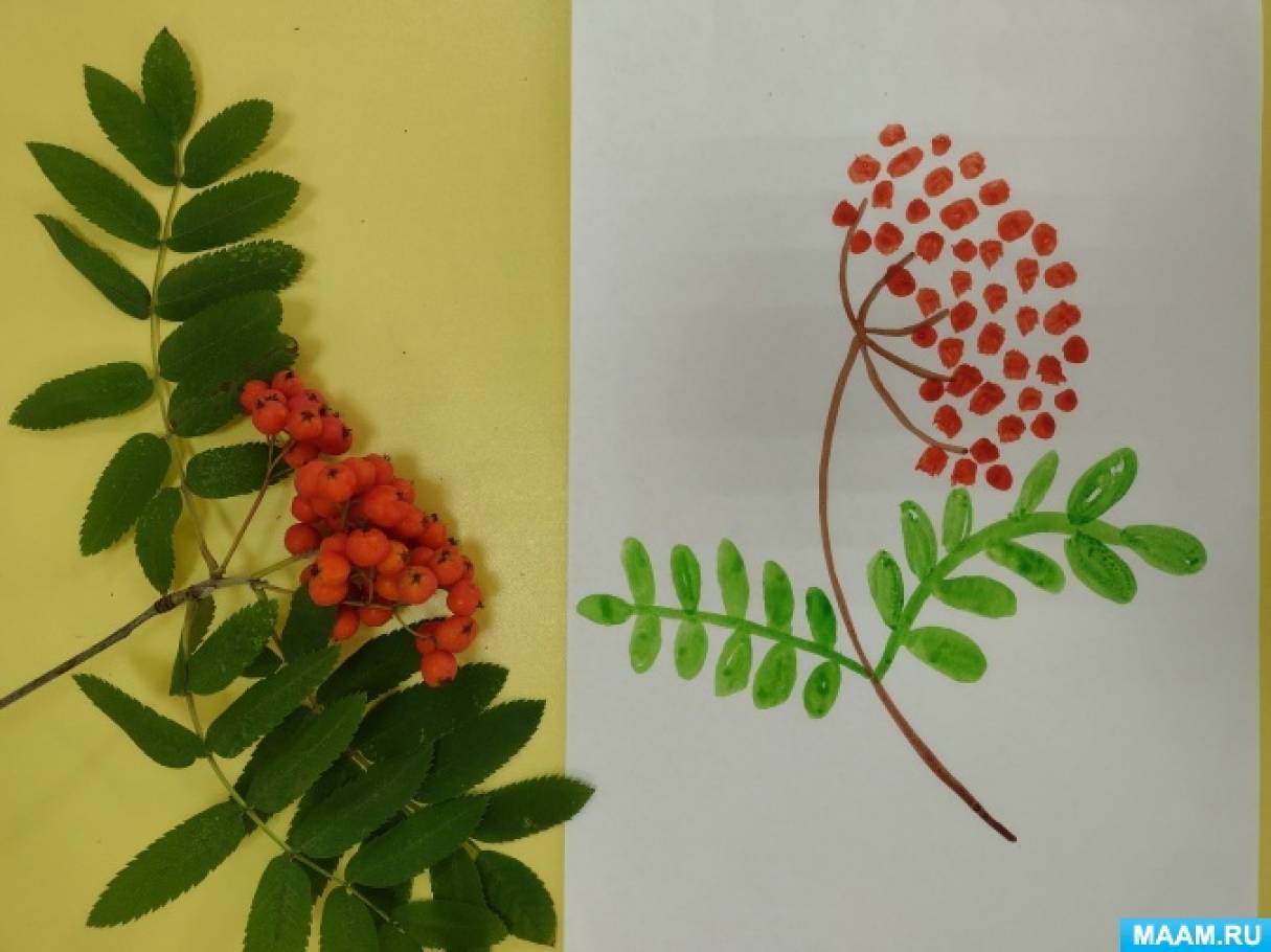 Поделки из рябины