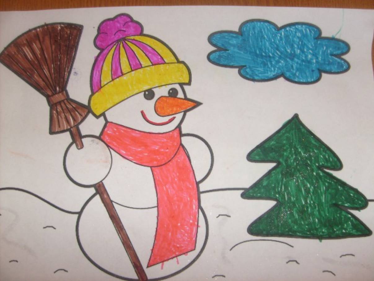 Раскраски Снеговик (80+ Раскрасок Снеговика)