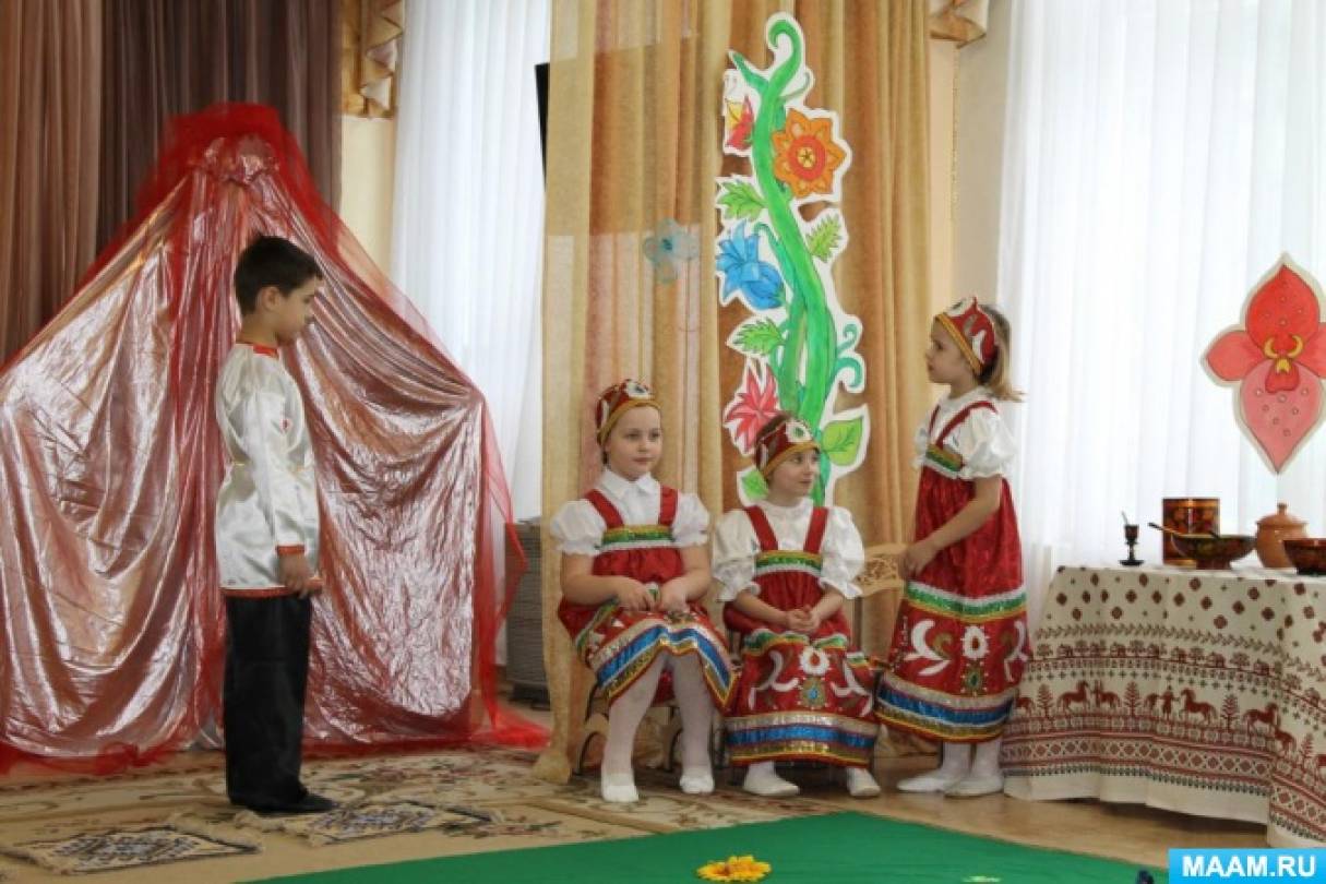 Фотоотчёт драматизации сказки Аксакова «Аленький цветочек» с использованием классической музыки Фото Фотоотчёт драматизации сказки Аксакова «Аленький цветочек» с использованием классической музыки