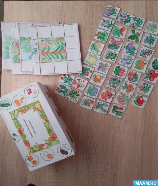 Дидактическая настольно-печатная игра о растениях «Зеленый друг» для детей 5–6 лет