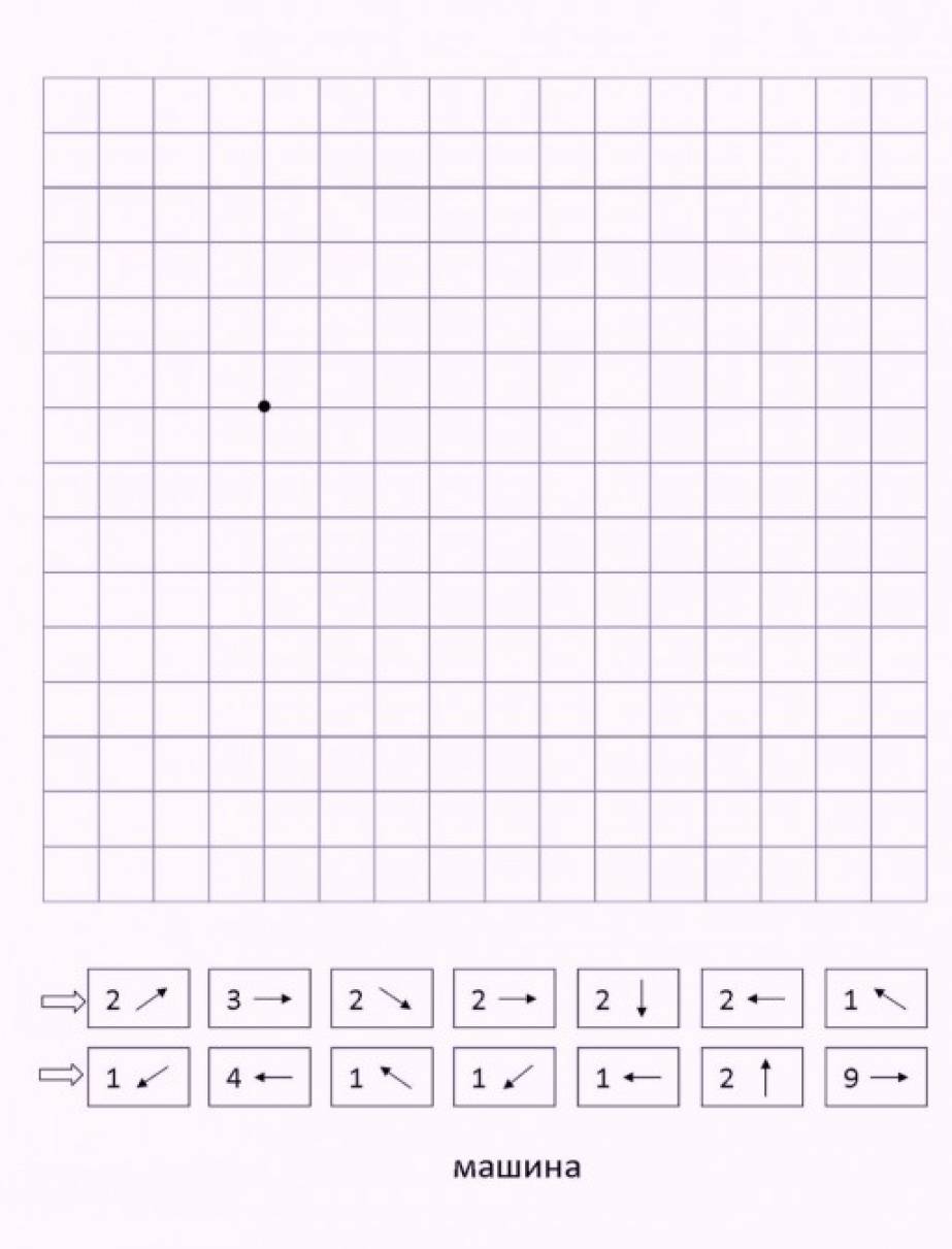 Развитие ребенка рисуем по клеточкам