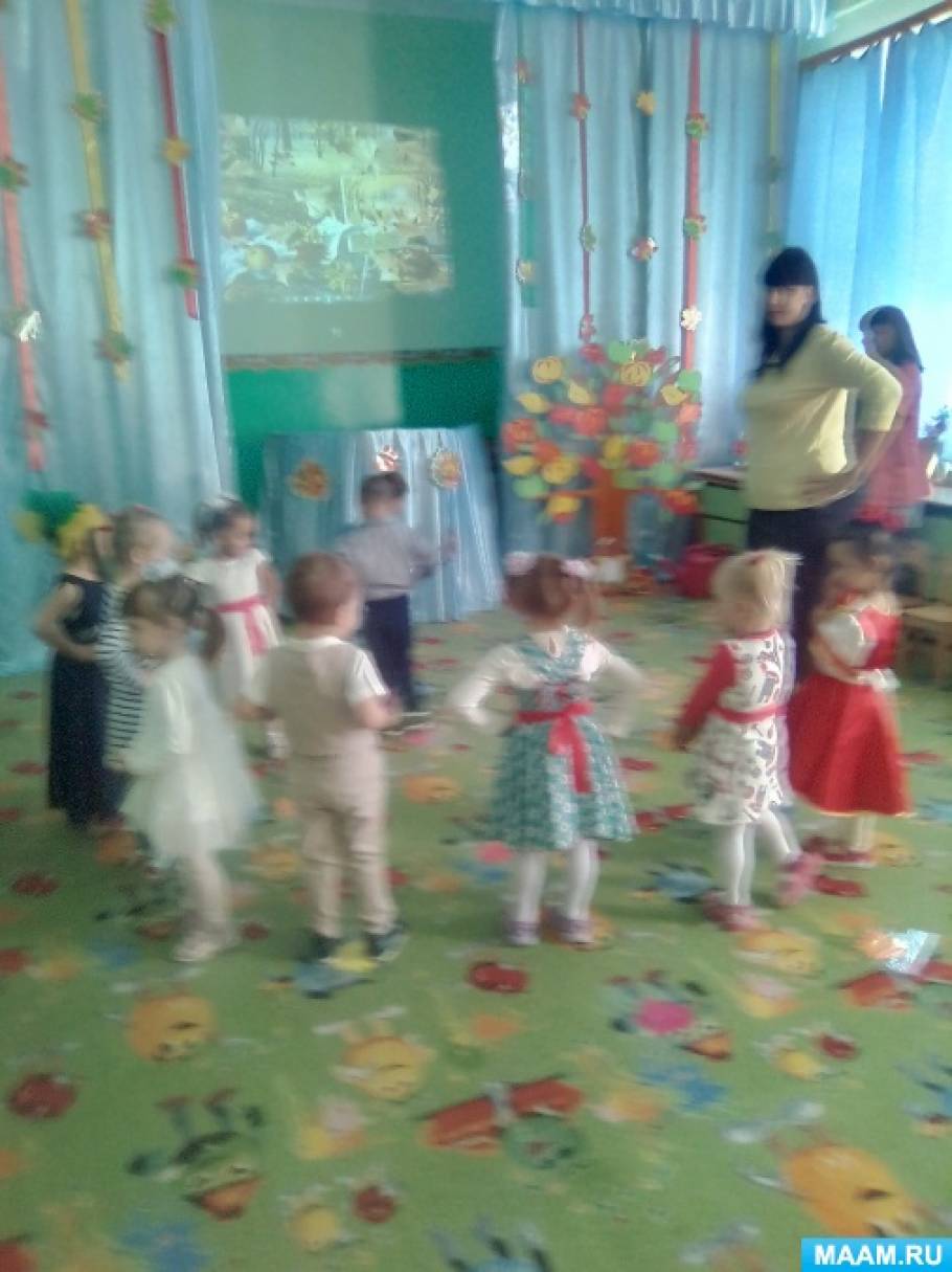 Фотоотчёт осеннего развлечения в младшей группе «Кукла Катя спешит на помощь» Фото Фотоотчёт осеннего развлечения в младшей группе «Кукла Катя спешит на помощь»