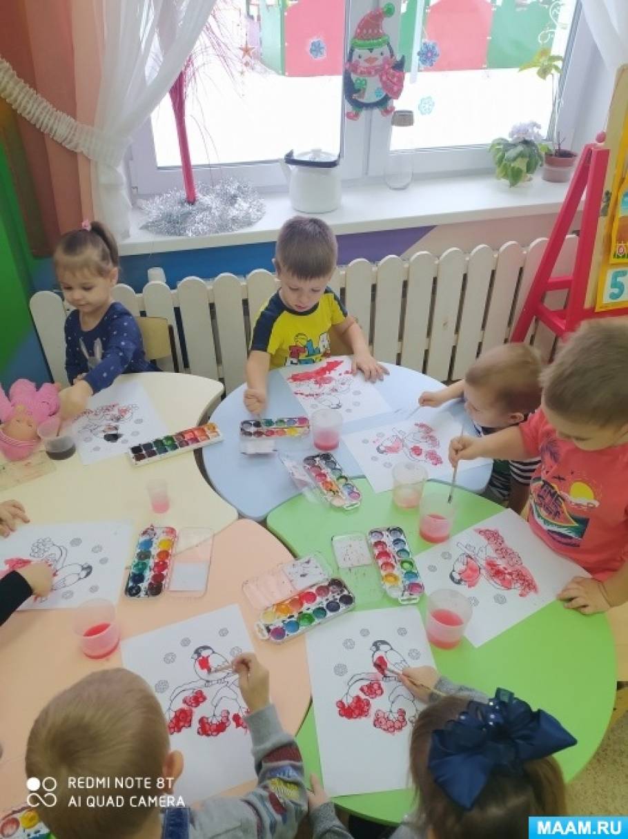 Цыплята рисование вторая младшая группа