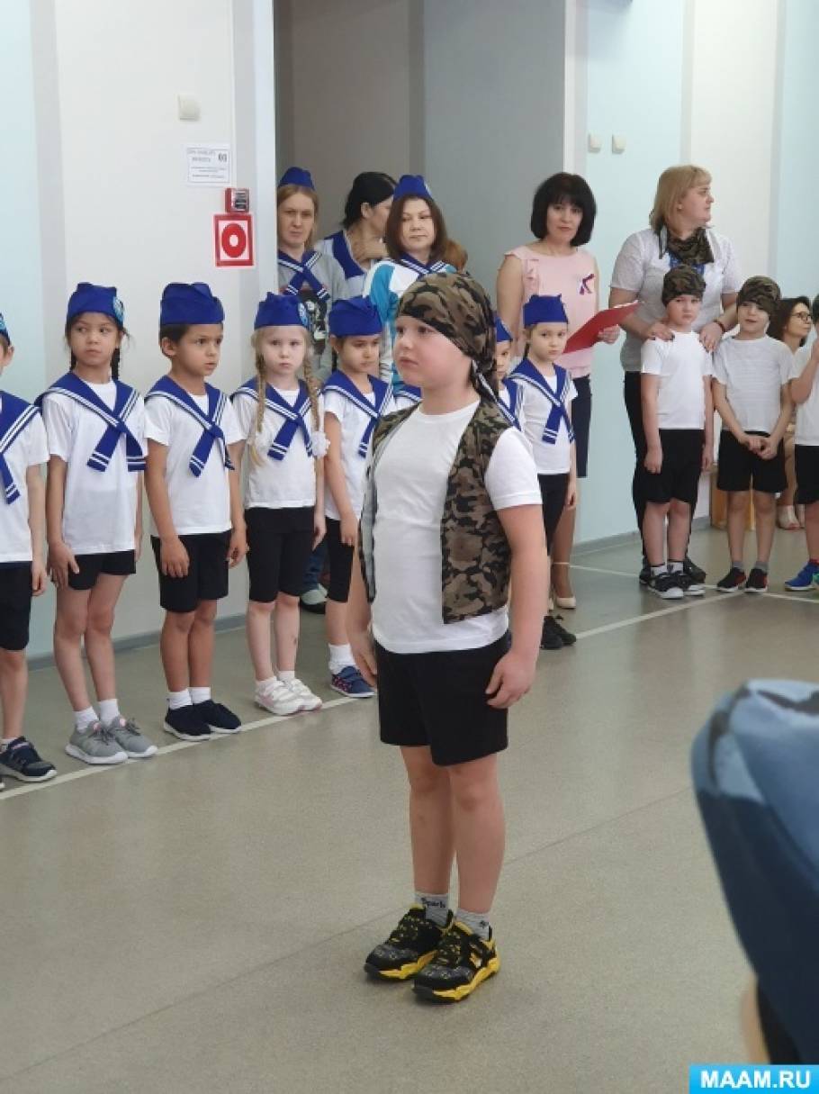 Фотоотчет о проведении смотра песни и строя в