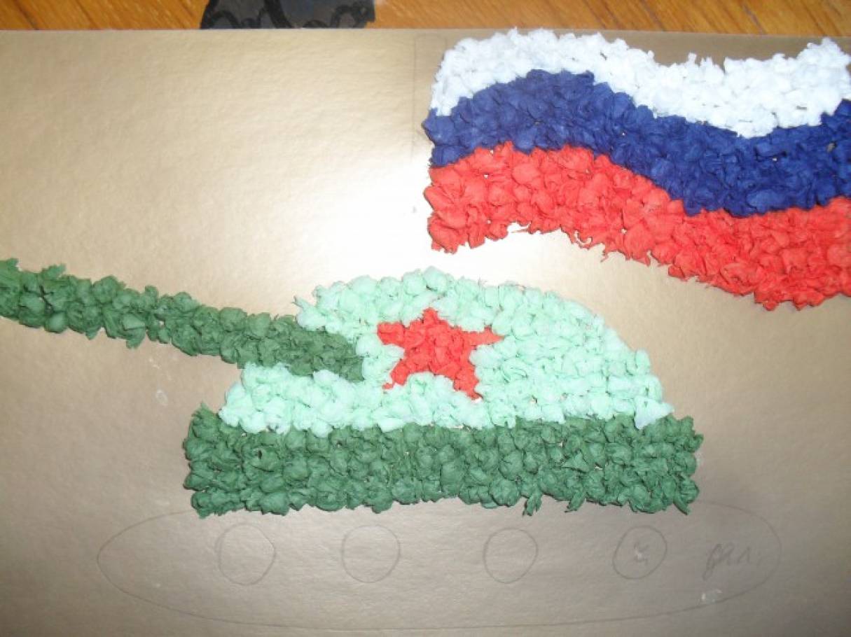 Открытки из салфеток к 23 февраля своими руками, д.рождения