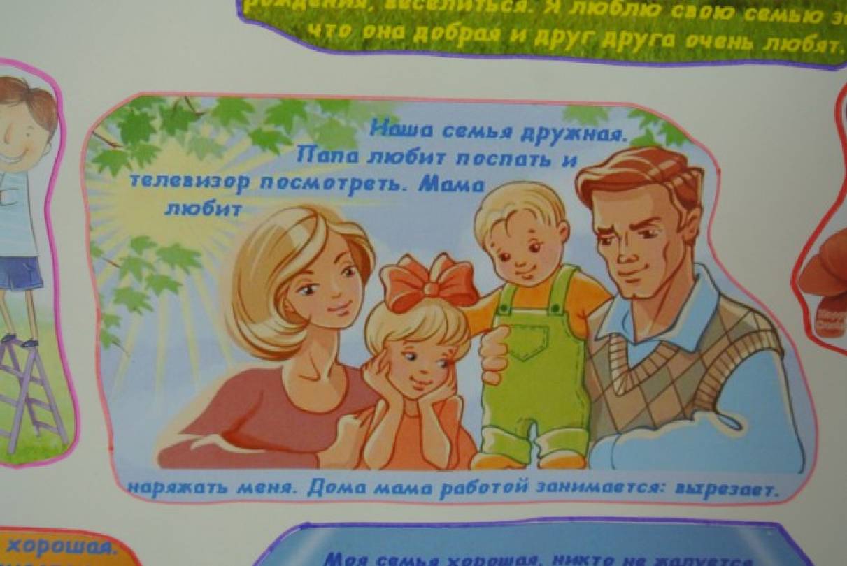 Название рисунков ко дню семьи