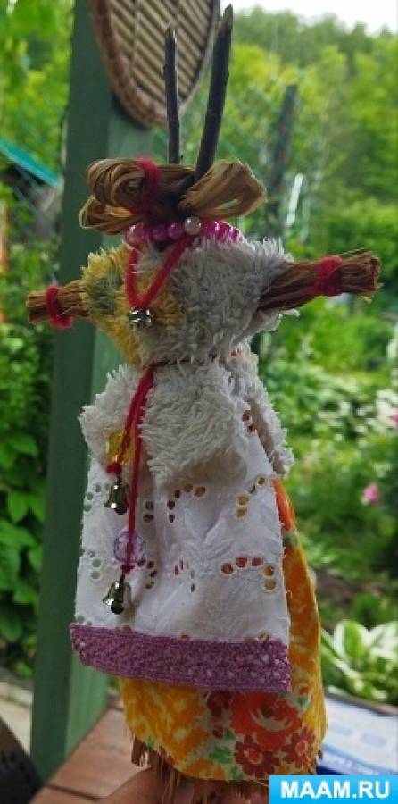 Мастер-класс по изготовлению обрядовой куклы «Коза» из природного материала и ткани