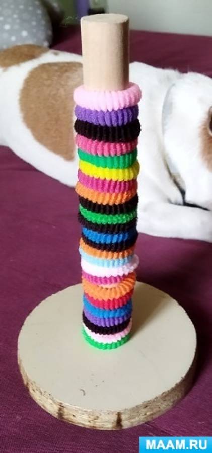 Мастер-класс по изготовлению игры «Разноцветные резиночки» (5 фото ...