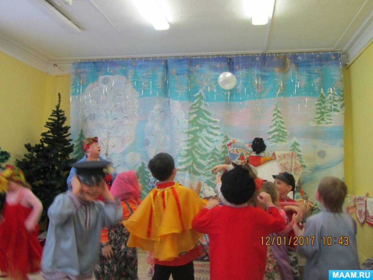 рождество в детском саду сценарий без подготовки
