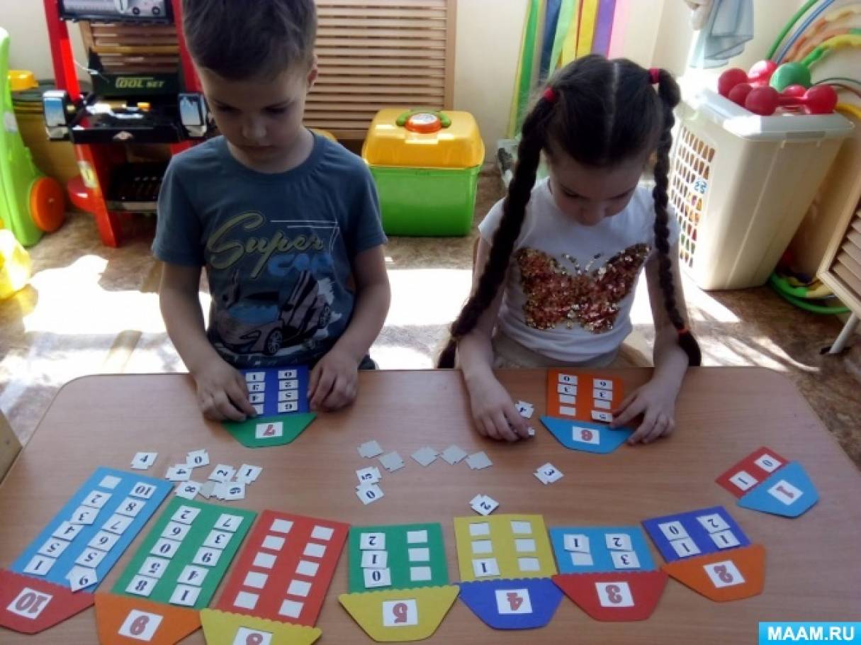 Дидактическая игра «Числовые домики» (2 фото). Воспитателям детских ...