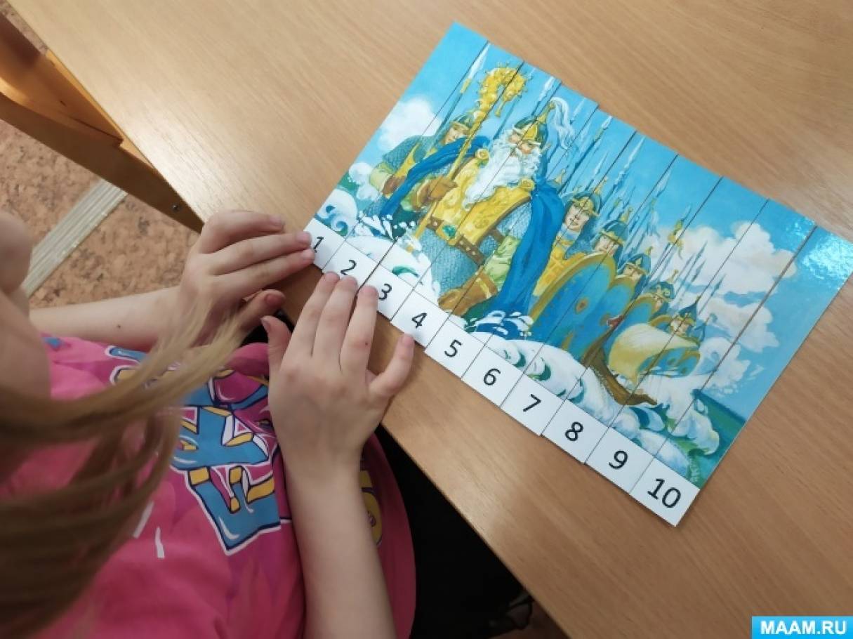 Разрезные картинки по сказкам Пушкина А. С (2 фото). Воспитателям ...