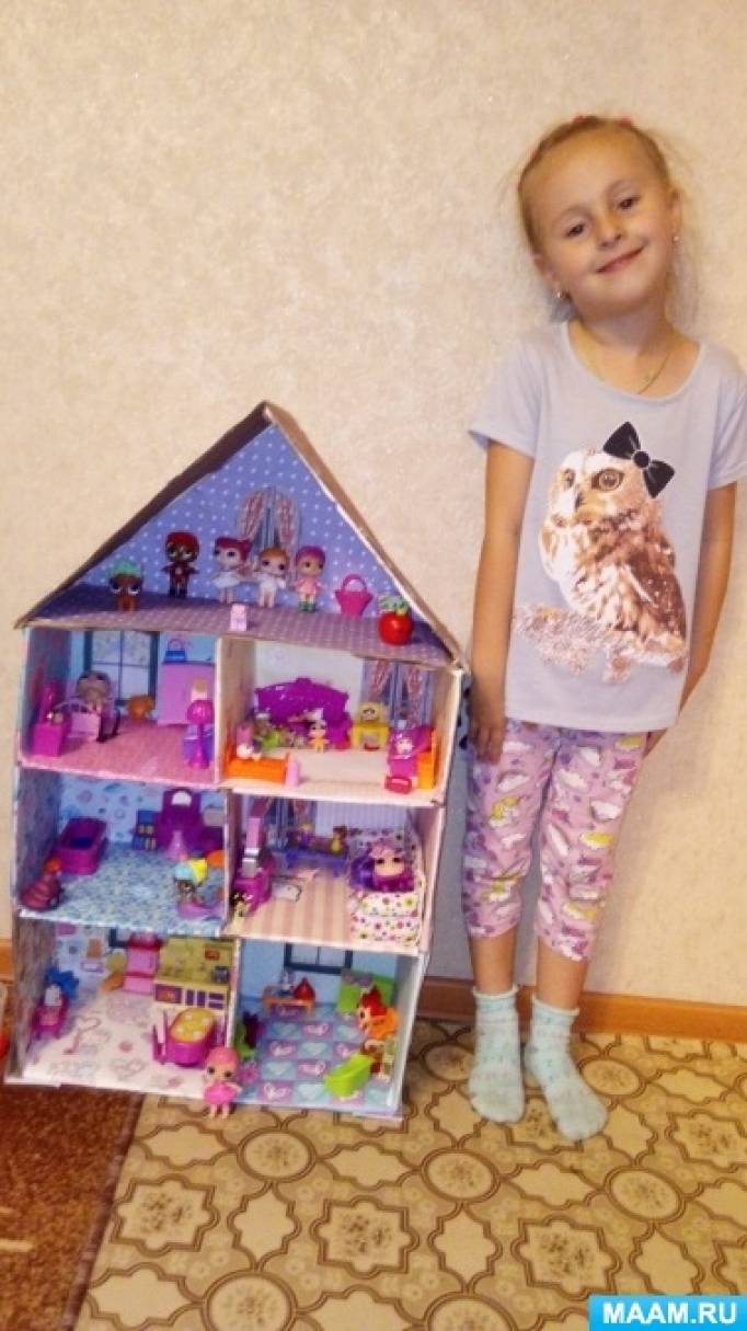 Чем заняться в выходные: кукольный дом для Барби своими руками