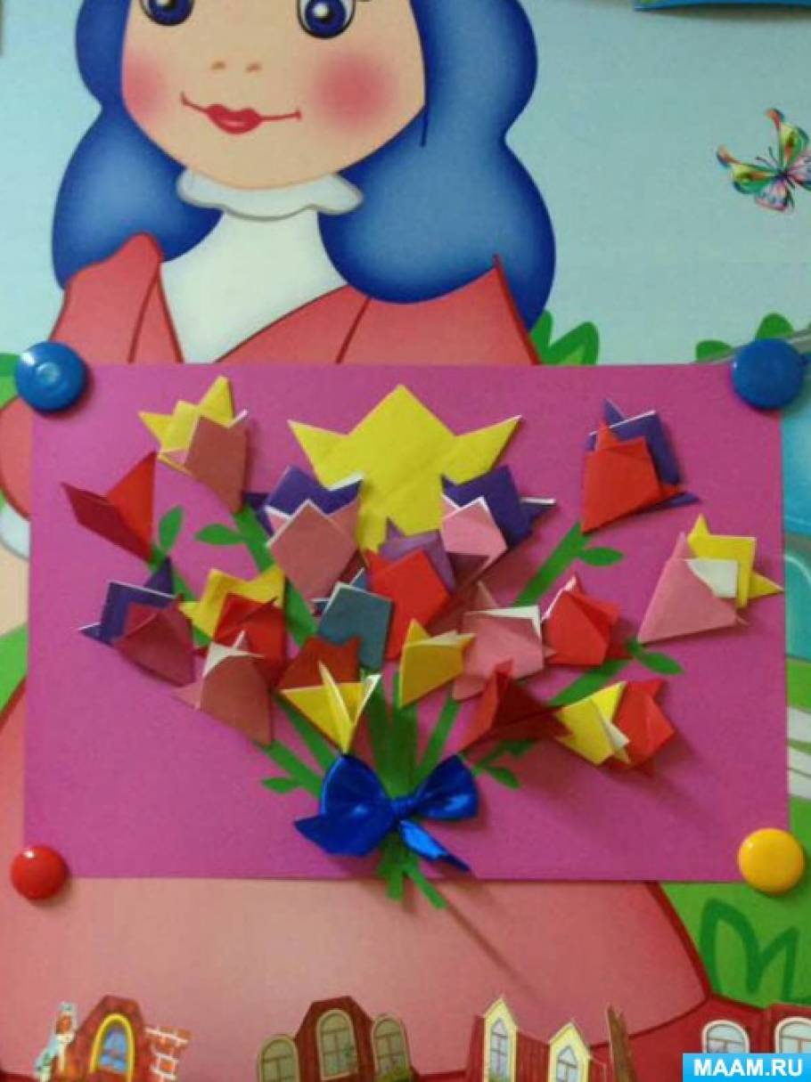 коллективная работа к 8 марта в доу