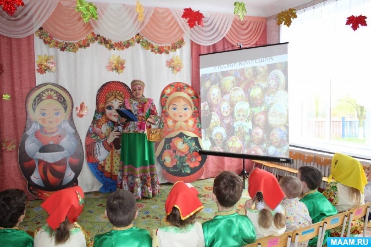 Фотоотчет о фольклорном празднике «Ах, Матрёшка — русская краса!»