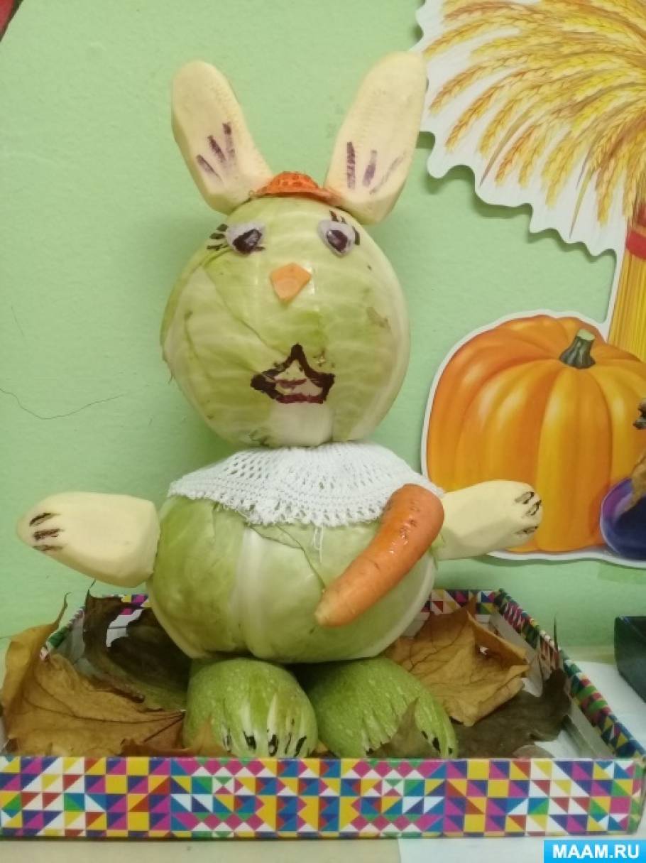 Поделка из капусты