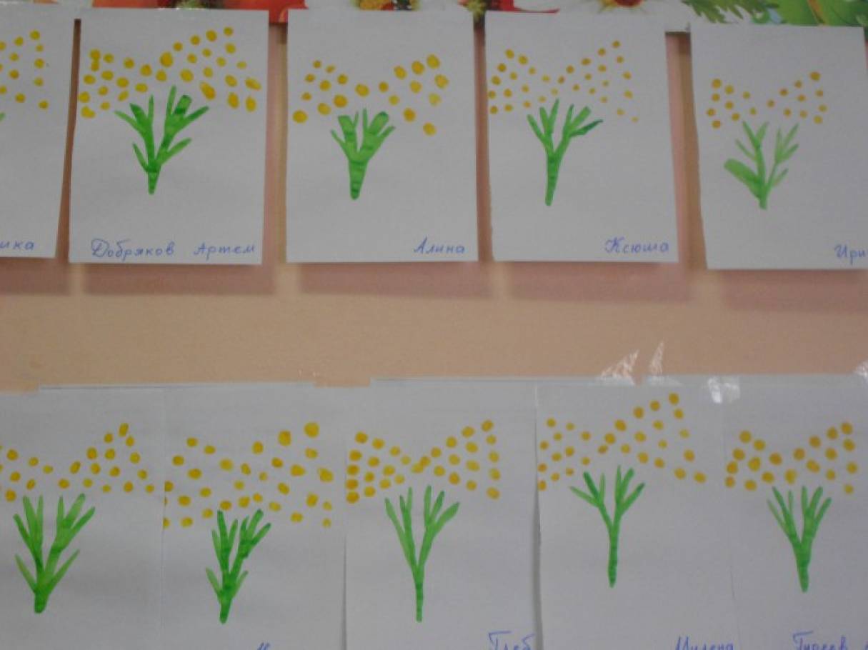 Рисование младшая группа тема растения. Рисование в первой младшей.