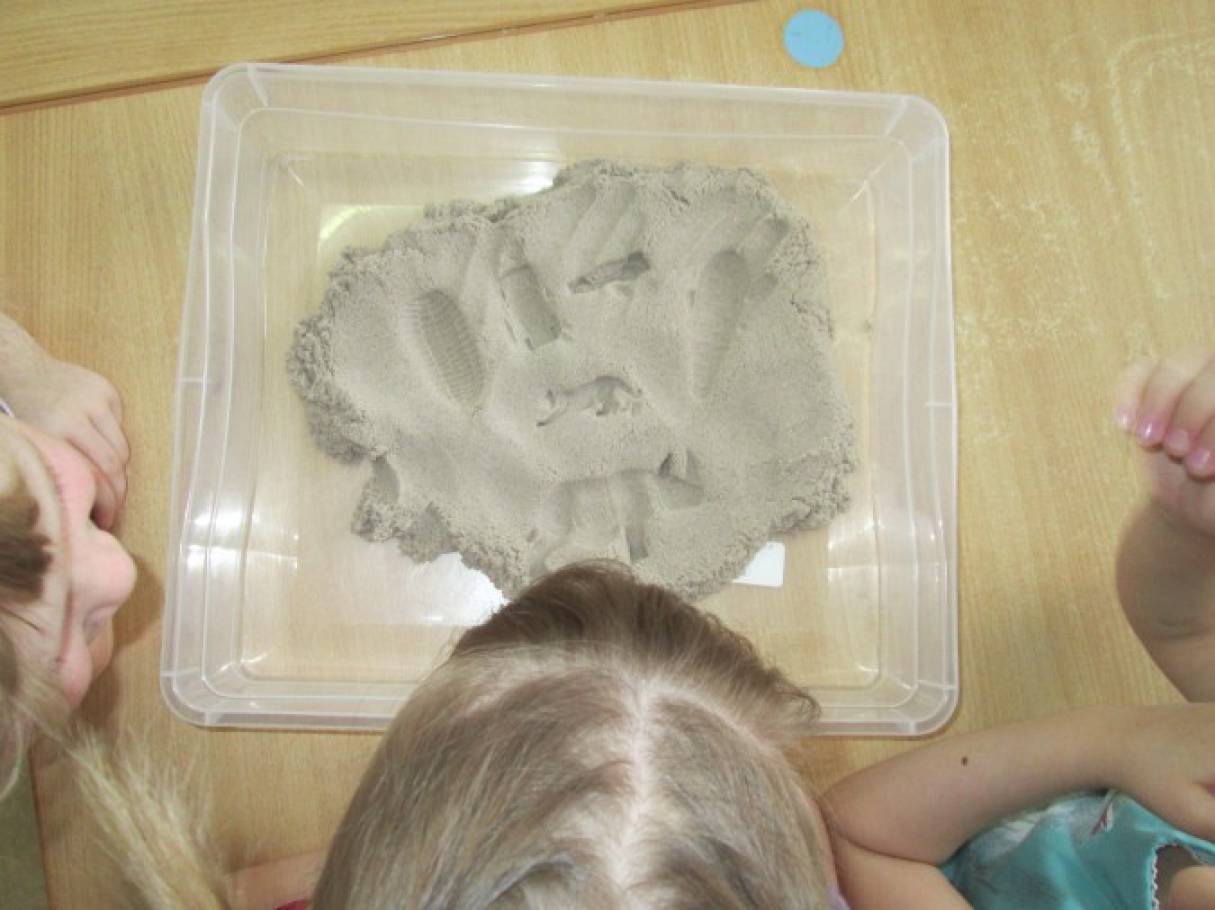 Кинетический песок и развитие ребенка