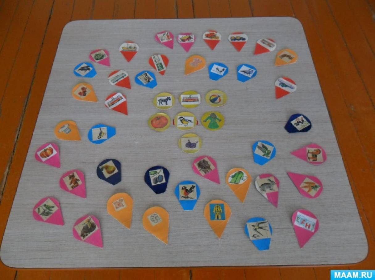 Настольно-печатные игры «Собери цветок», «Подбери правильно» и «Когда ...