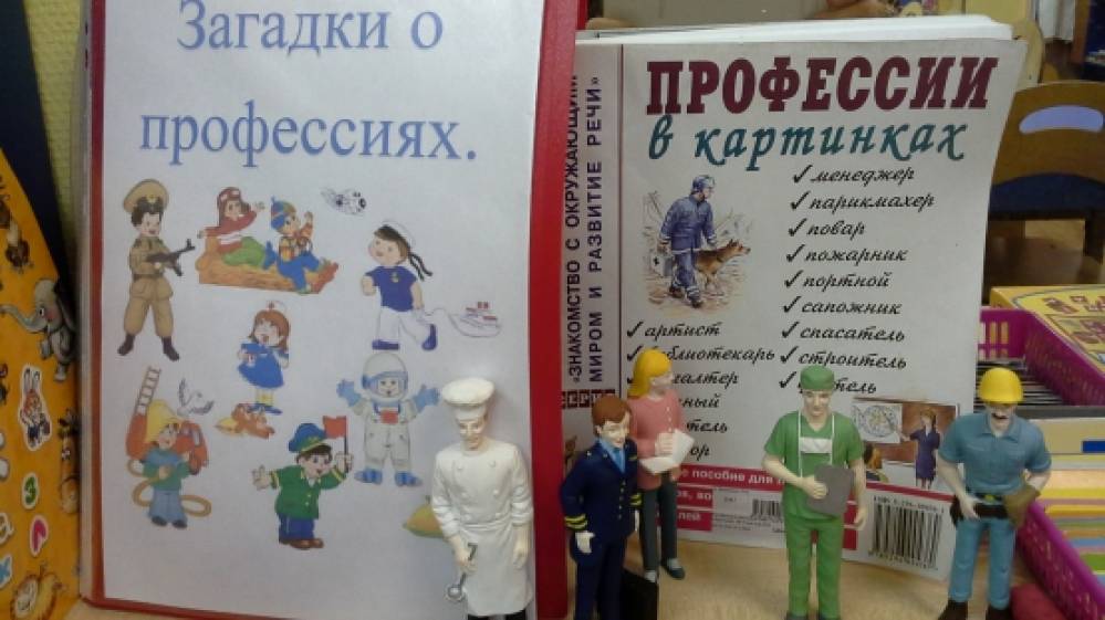 Старшая группа профессия родителей