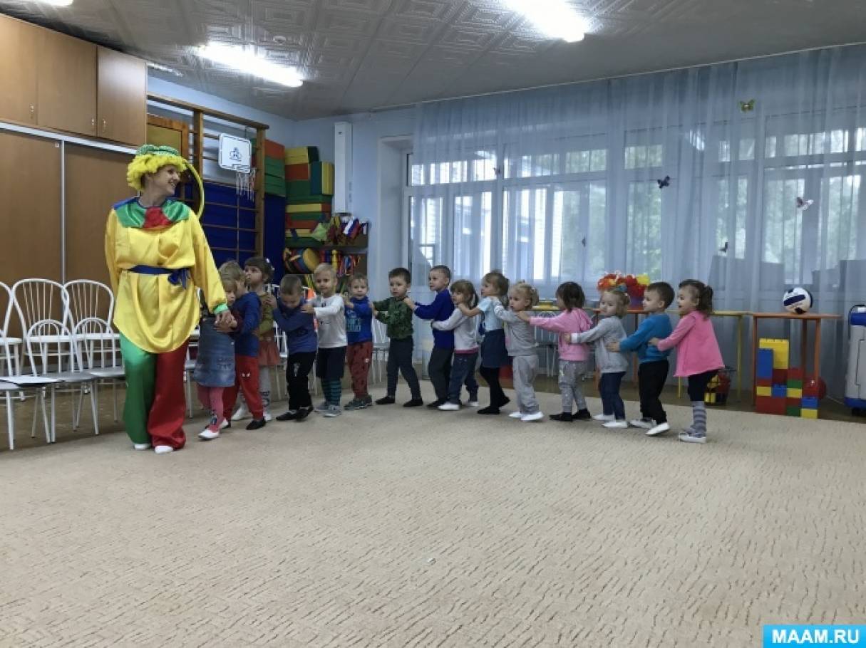 Сценарий развлечения для детей младшей группы «Путешествие по родному городу Ульяновску с клоуном Клёпой»
