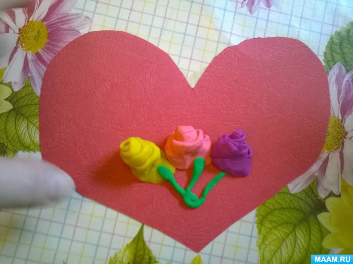 Сердце из пластилина