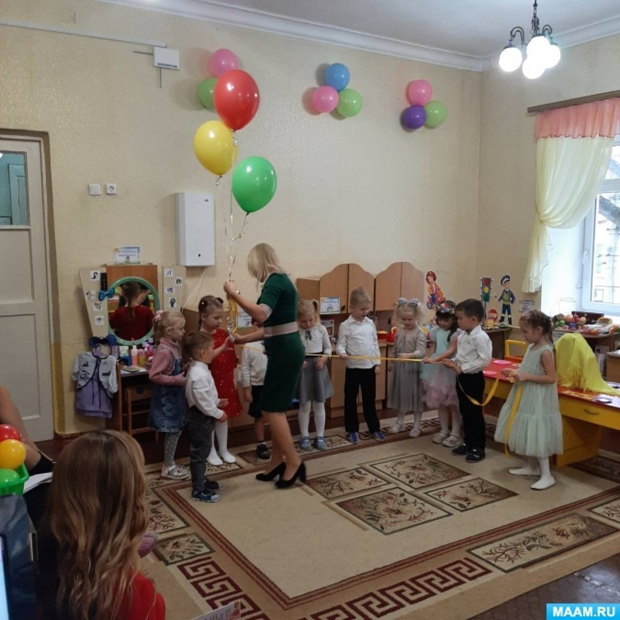 Открытое занятие по математике в средней группе по сказке «Геометрический теремок»