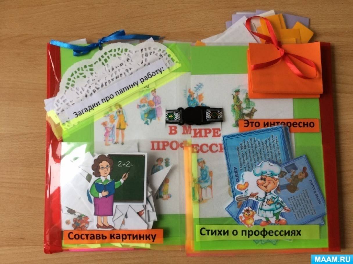 Лепбук «Профессии» (4 фото). Воспитателям детских садов, школьным ...