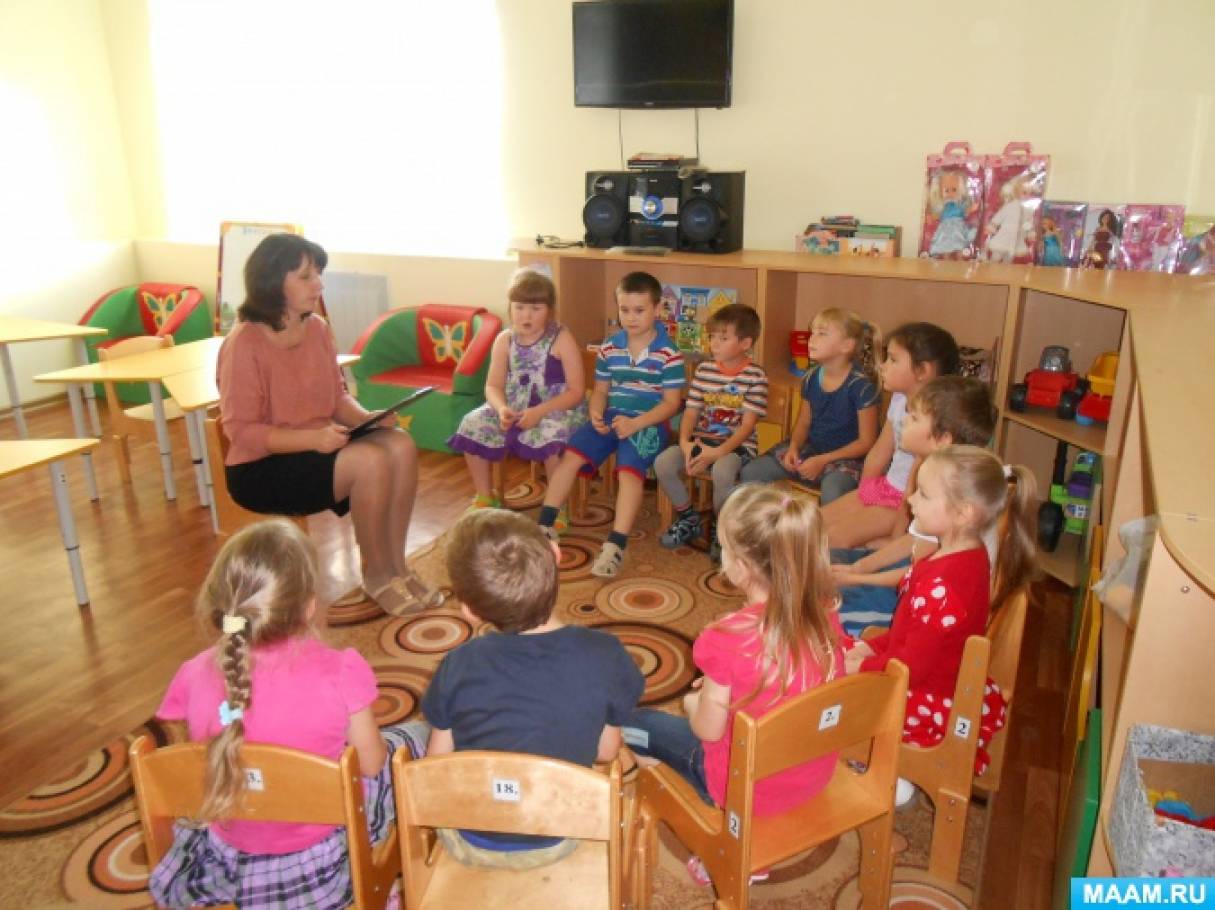 Разговор детей в детском саду