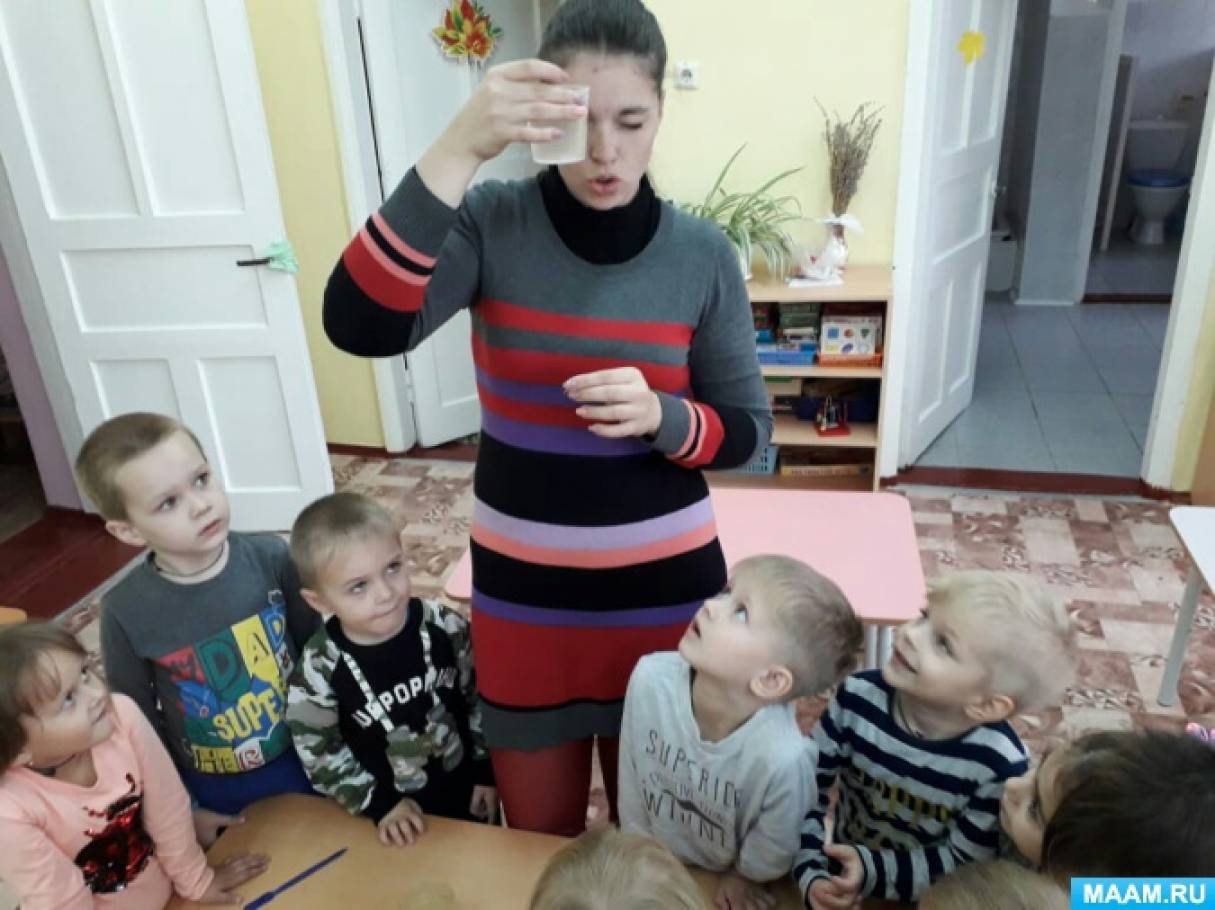 Опытно-экспериментальная деятельность в средней группе «Прозрачность воды» Фото Опытно-экспериментальная деятельность в средней группе «Прозрачность воды»