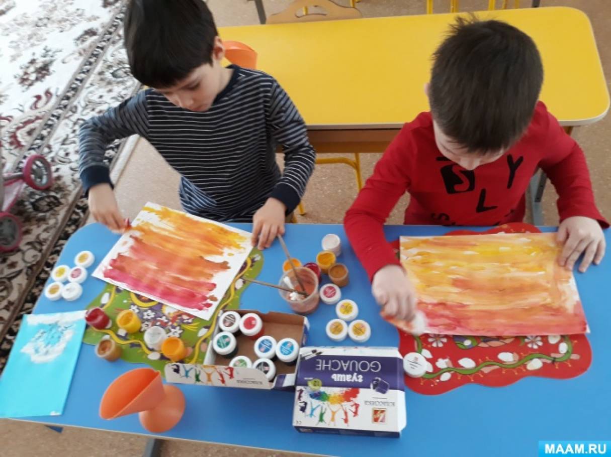 Фотоотчет об аппликации «Африка» (5 фото). Воспитателям детских садов ...