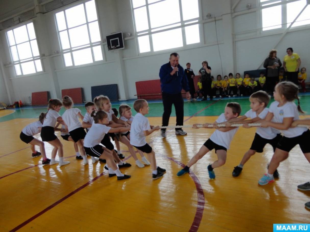 Спортивные соревнования в детском саду