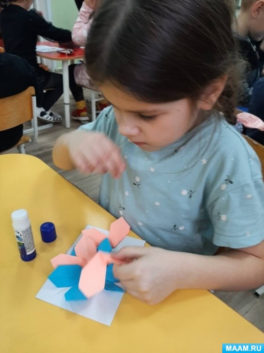 конспекты по аппликации к 8 марта