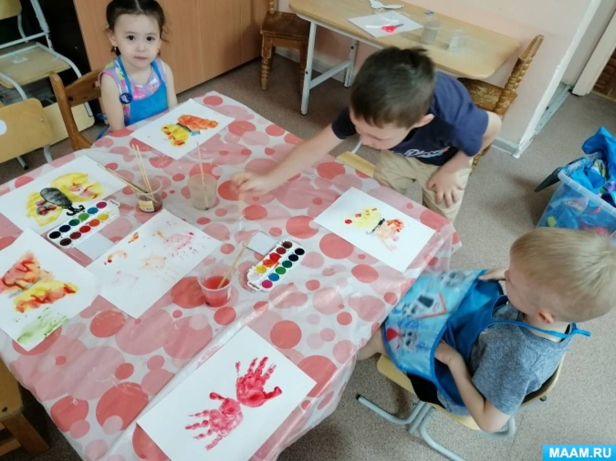 Проект бабочки в средней группе