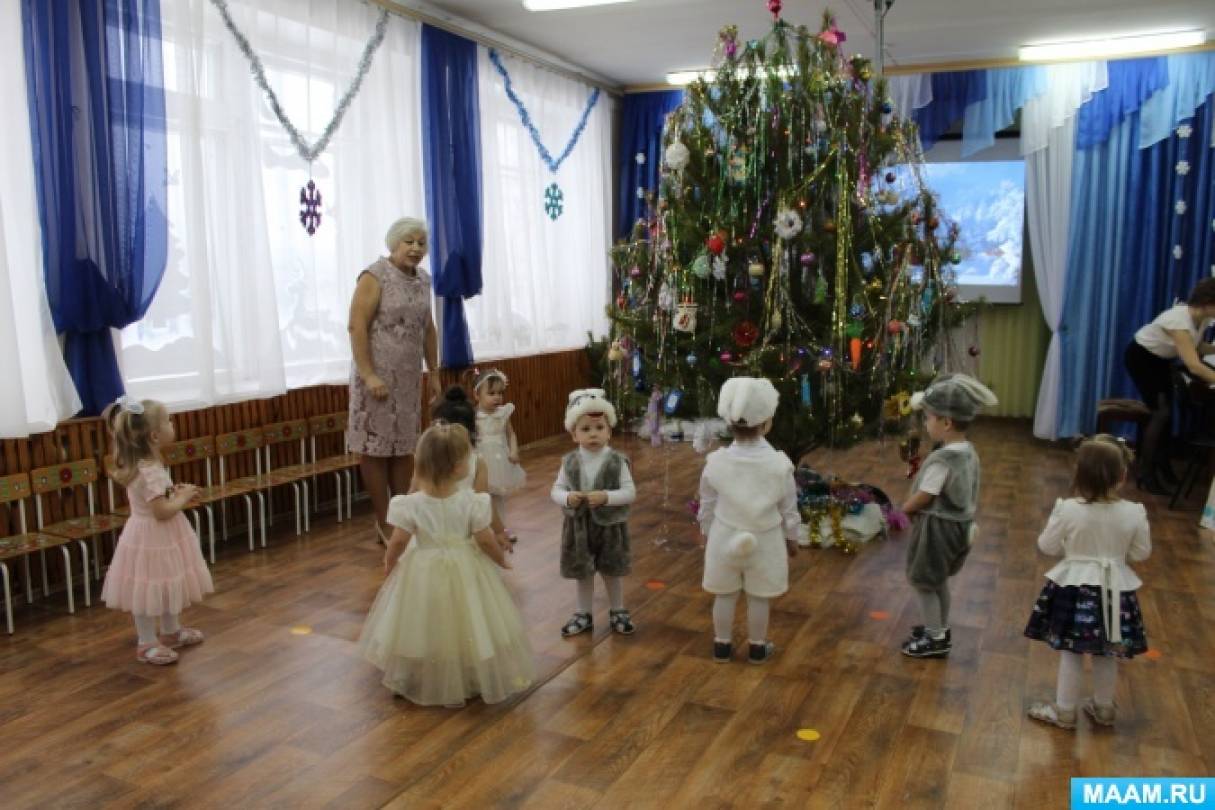 Сценарий новогоднего утренника «Рукавички для ёлочки» в группе раннего возраста Фото Сценарий новогоднего утренника «Рукавички для ёлочки» в группе раннего возраста