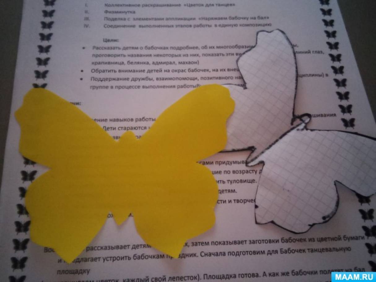 Коллективная творческая работа «Бал бабочек красавиц» Фото Коллективная творческая работа «Бал бабочек красавиц»