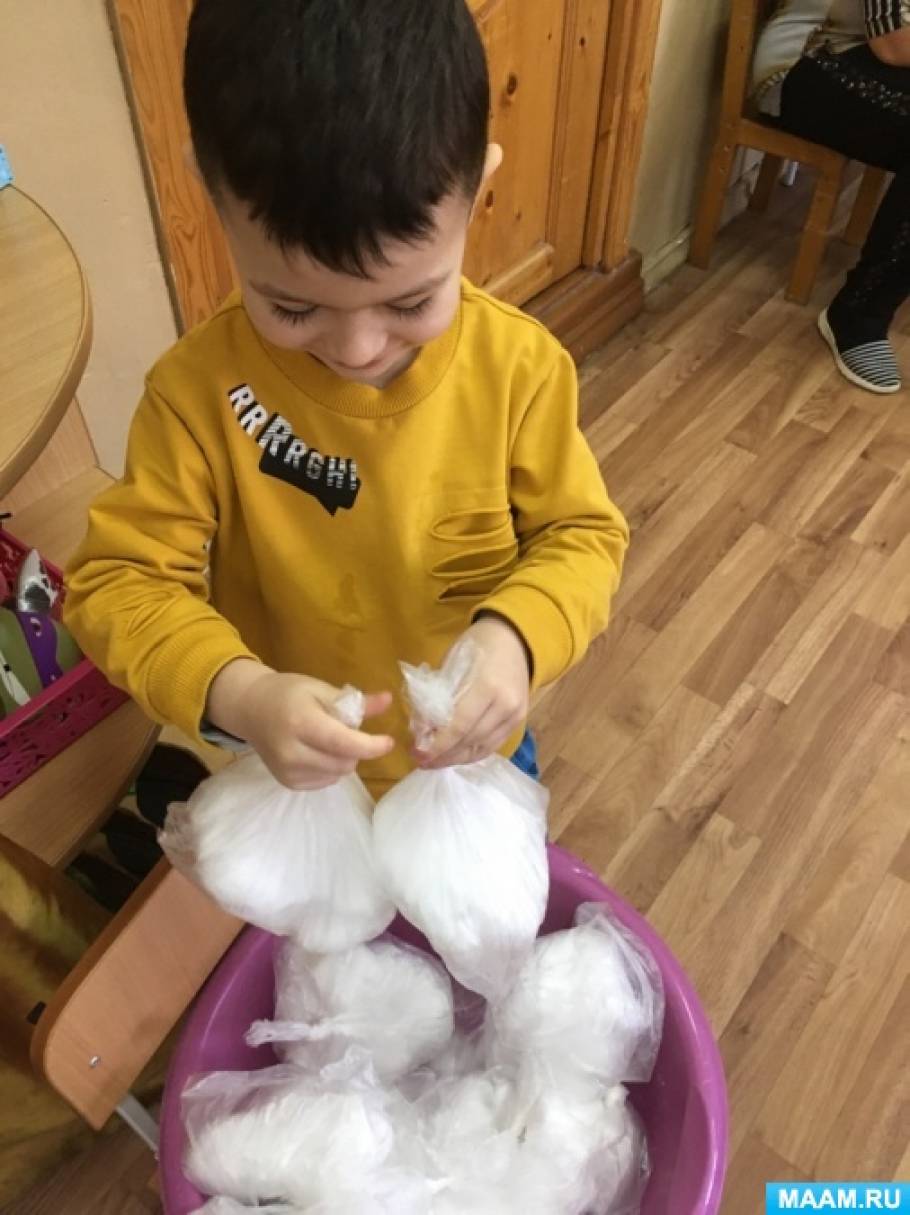 Опыты со снегом в младшей группе
